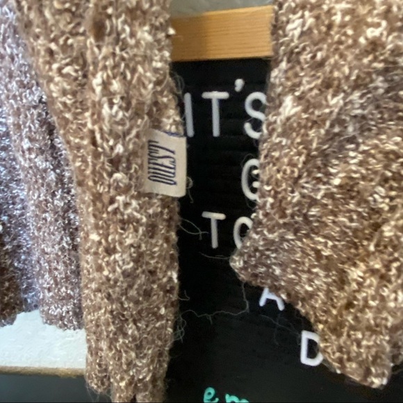 Vintage knit sweater unlimited quest clothing Canada brown white medium - Picture 3 of 5